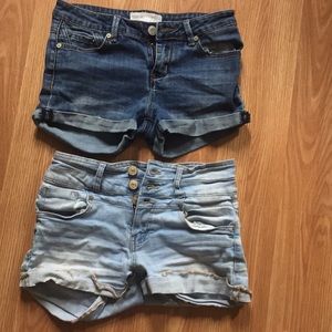 Eighty one jean shorts:)